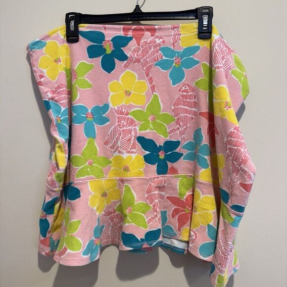 Lilly Pulitzer Women's Floral Print Terry Cloth Mini Skirt XL - Picture 4 of 6